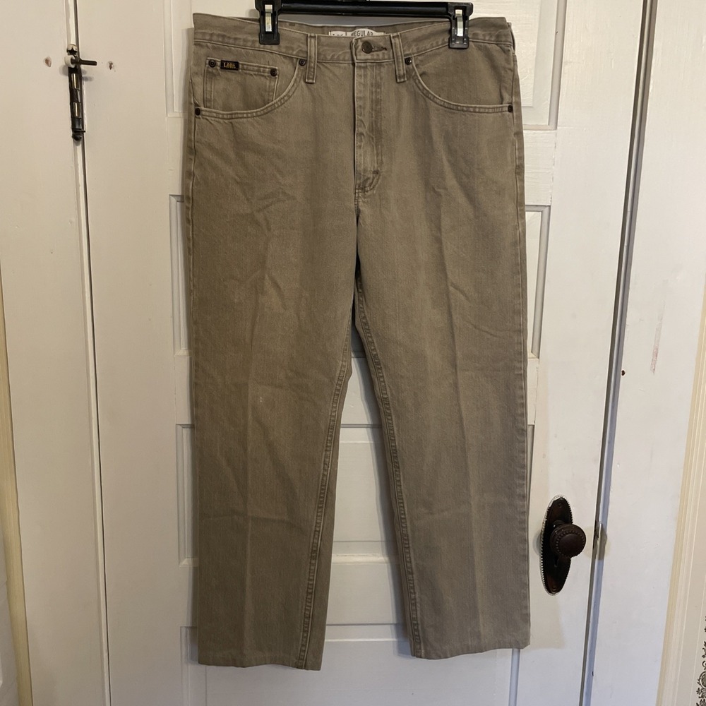 Lee Gray Wash Denim Jeans 36 x‎ 30 2008977